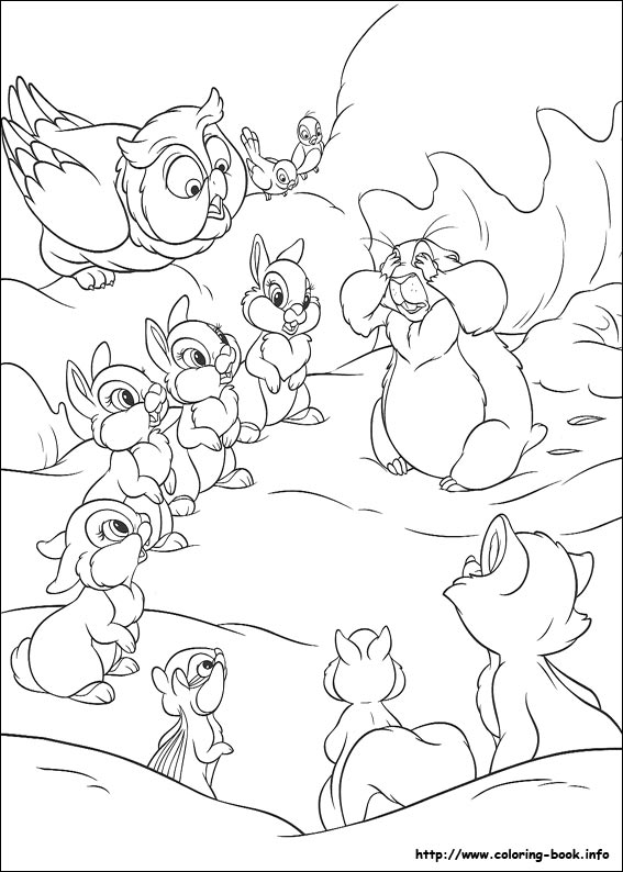 Bambi 2 coloring picture